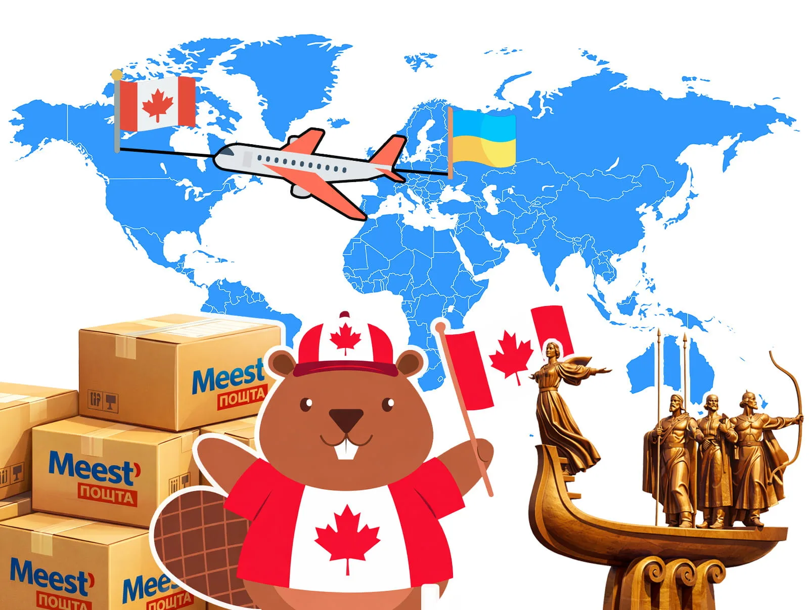 Поштовий міст через океан: як організувати відправлення вантажів у північноамериканському напрямку